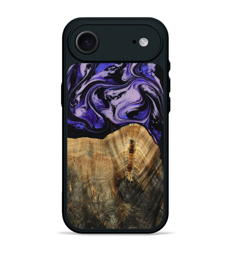 iPhone 17 Air Wood Phone Case - Myranda (Purple, 807979)