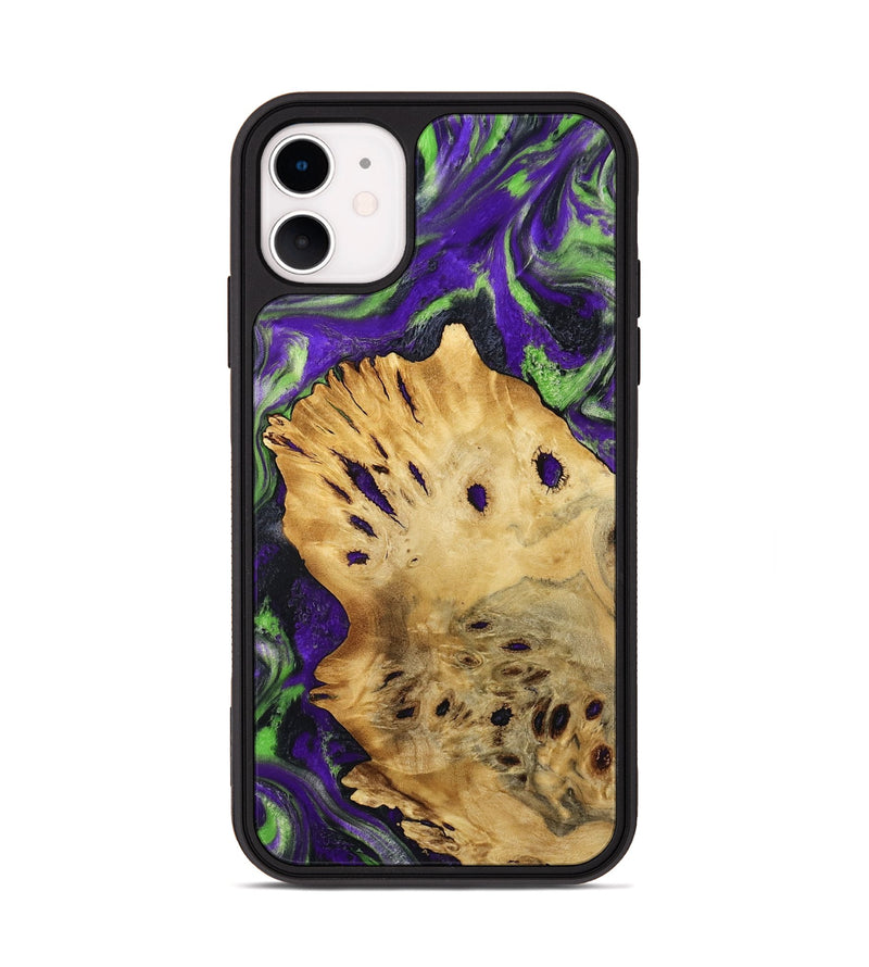 iPhone 11 Wood Phone Case - Mason (Purple, 807980)