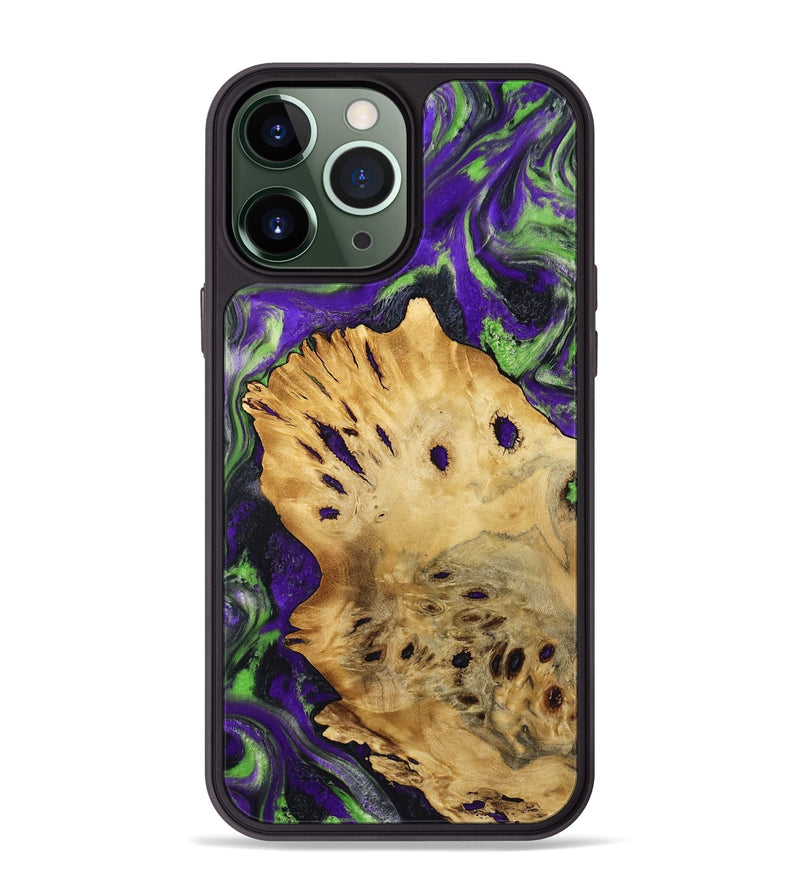 iPhone 13 Pro Max Wood Phone Case - Mason (Purple, 807980)