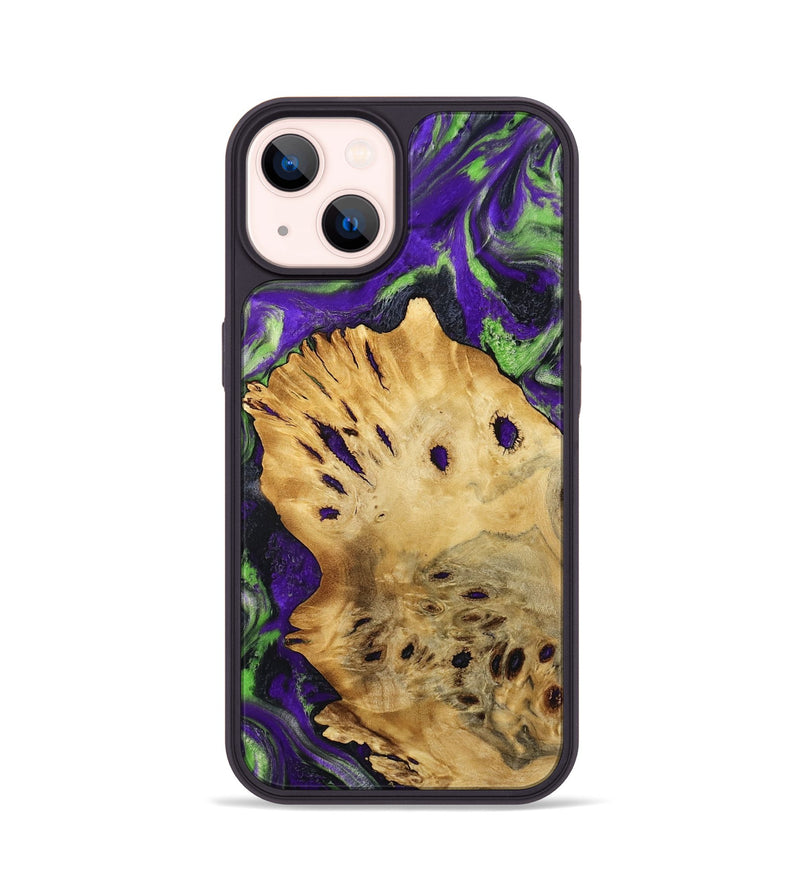iPhone 14 Wood Phone Case - Mason (Purple, 807980)