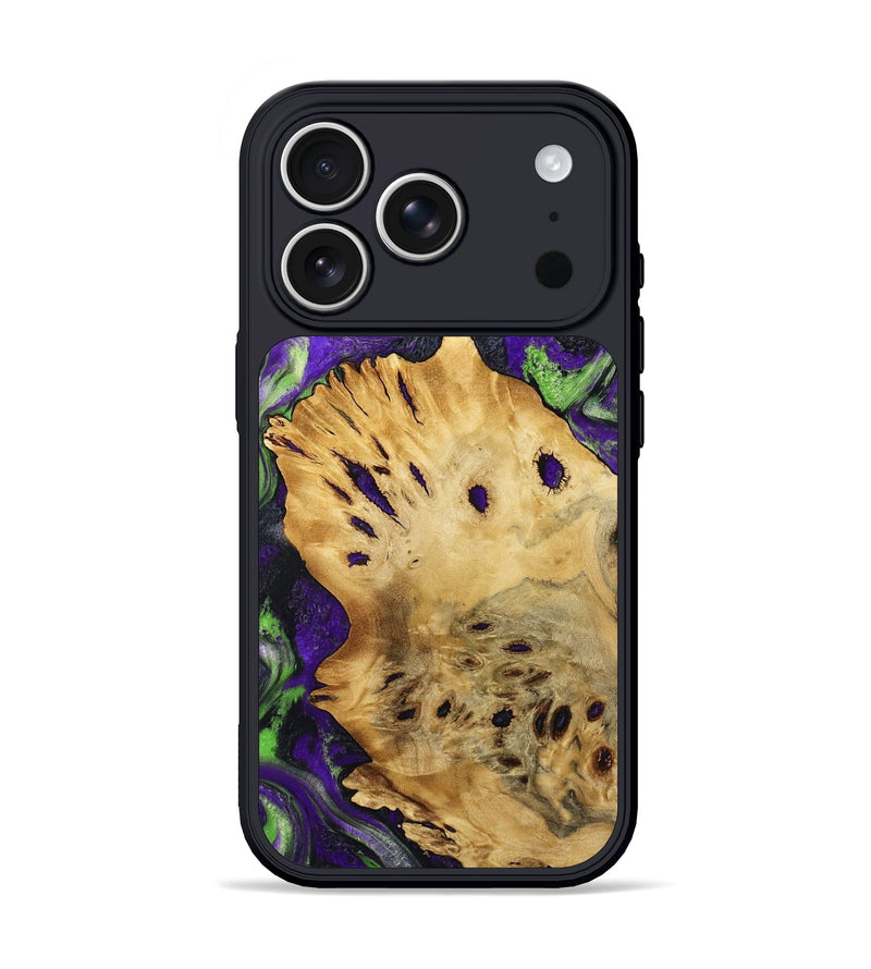 iPhone 17 Pro Wood Phone Case - Mason (Purple, 807980)
