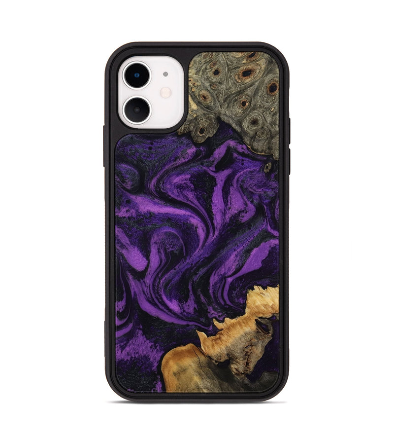 iPhone 11 Wood Phone Case - Avery (Purple, 807981)