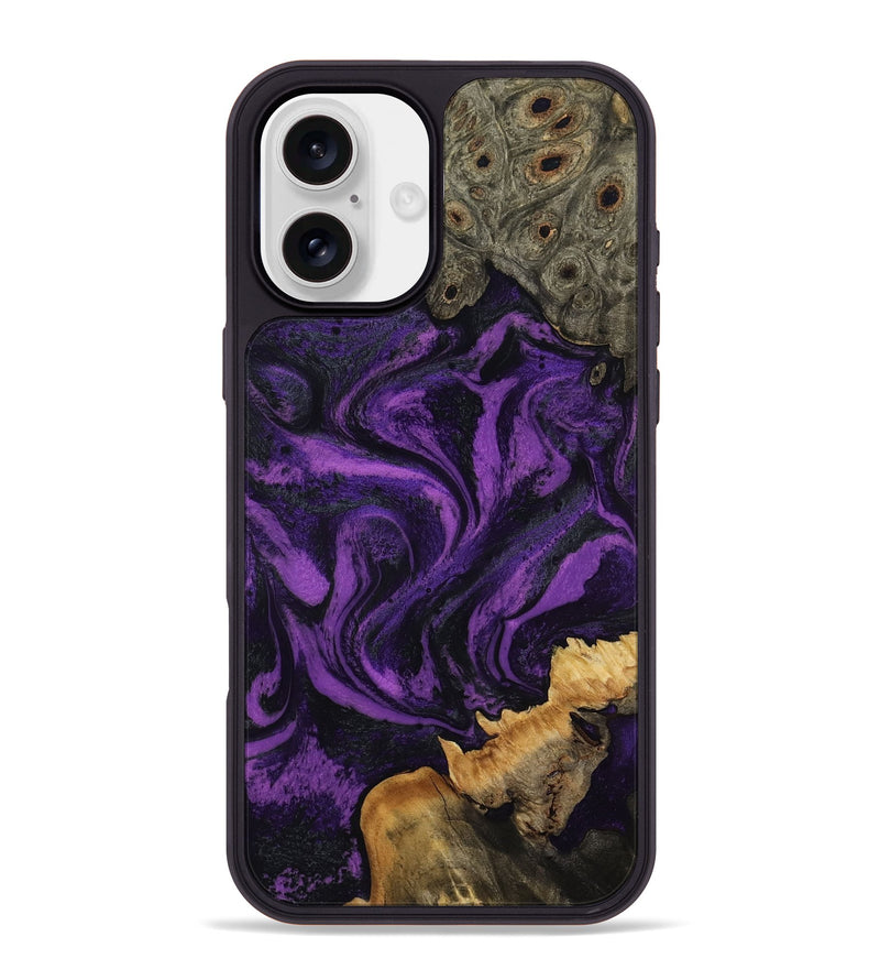 iPhone 16 Plus Wood Phone Case - Avery (Purple, 807981)