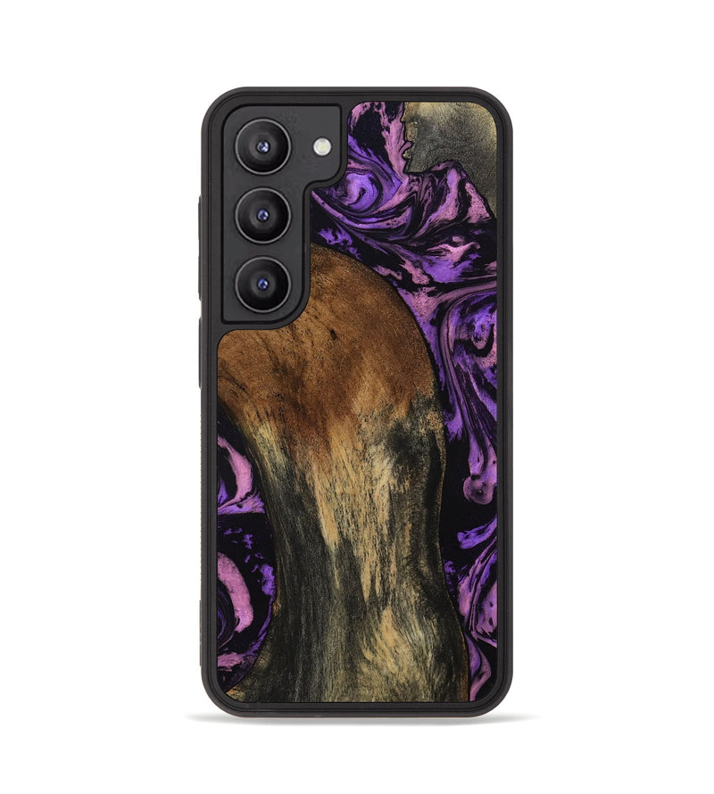 Galaxy S23 Wood Phone Case - Emile (Purple, 807982)