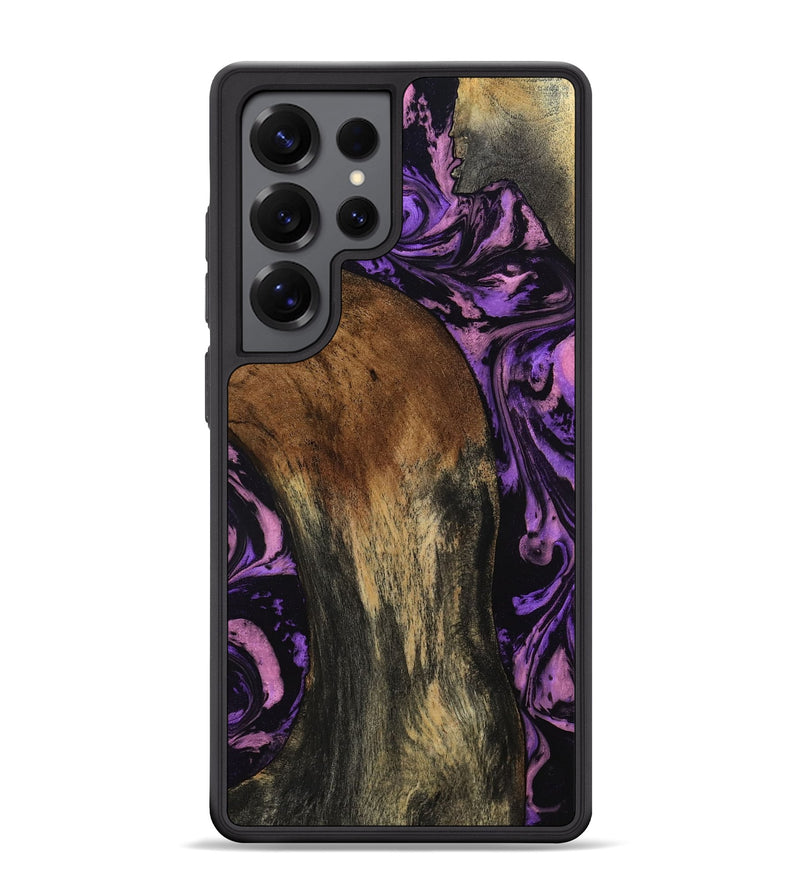 Galaxy S25 Ultra Wood Phone Case - Emile (Purple, 807982)