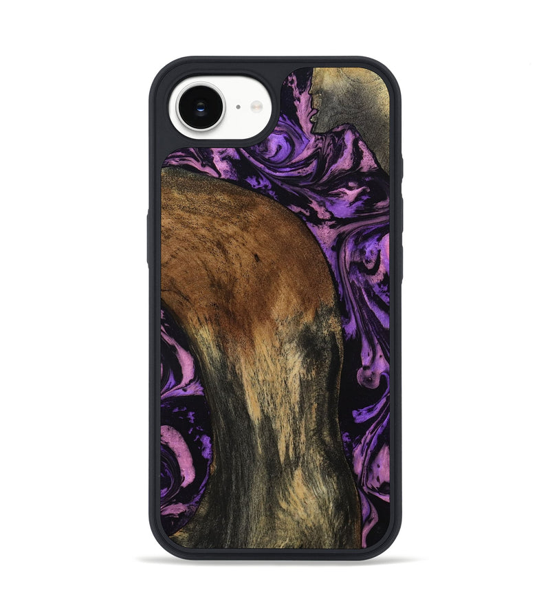iPhone 16e Wood Phone Case - Emile (Purple, 807982)