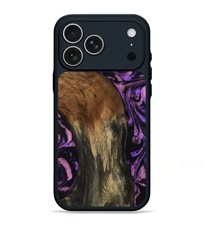 iPhone 17 Pro Max Wood Phone Case - Emile (Purple, 807982)
