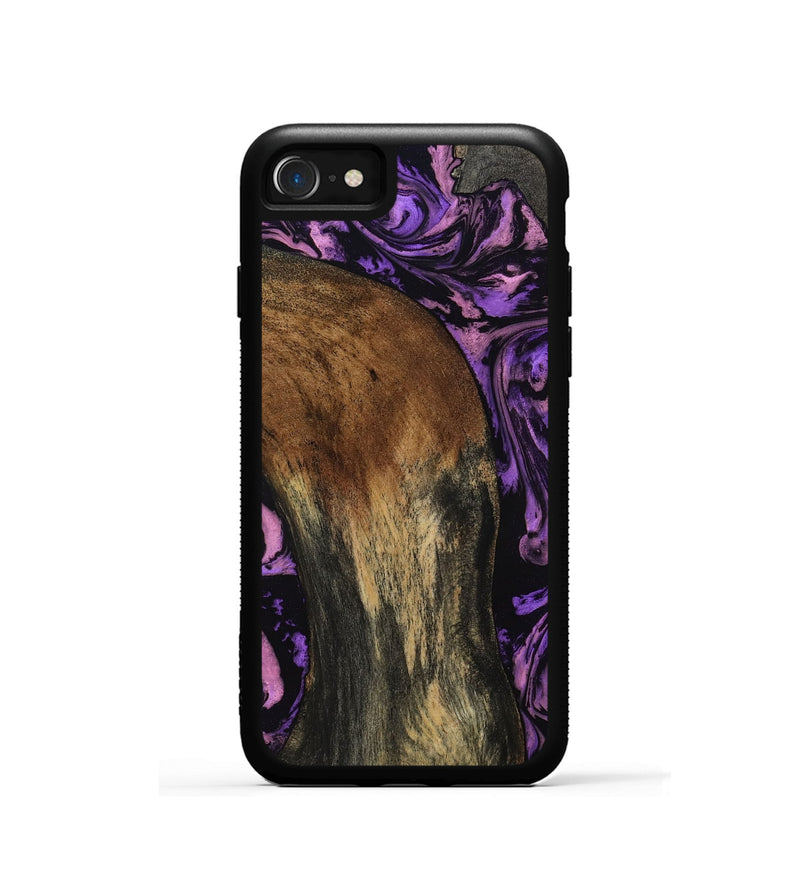iPhone SE Wood Phone Case - Emile (Purple, 807982)