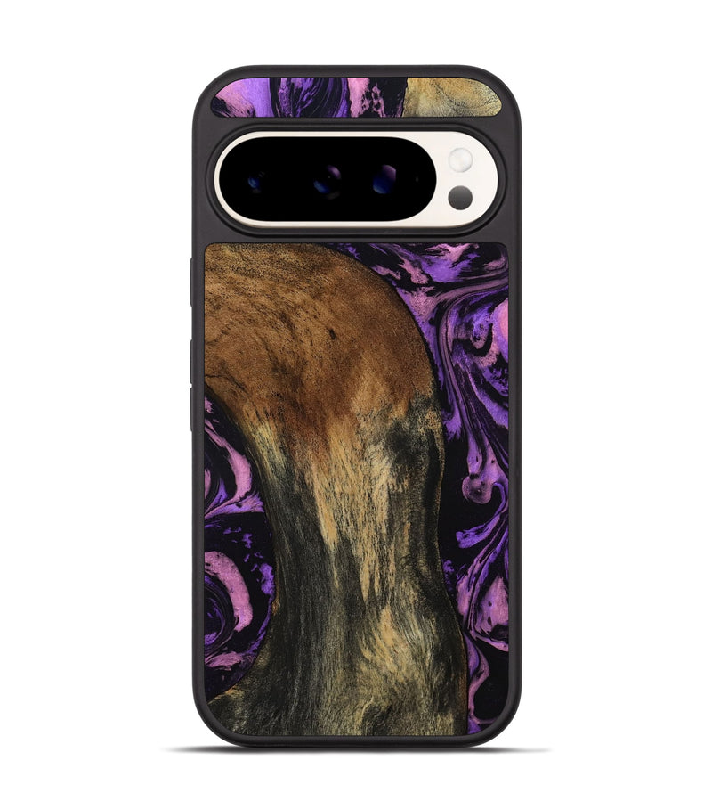 Pixel 9 Wood Phone Case - Emile (Purple, 807982)