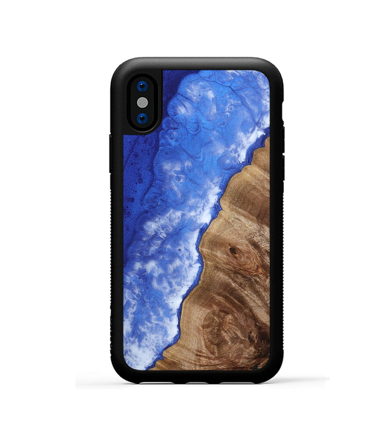iPhone Xs Wood Phone Case - Dusty (Coastal, 807993)
