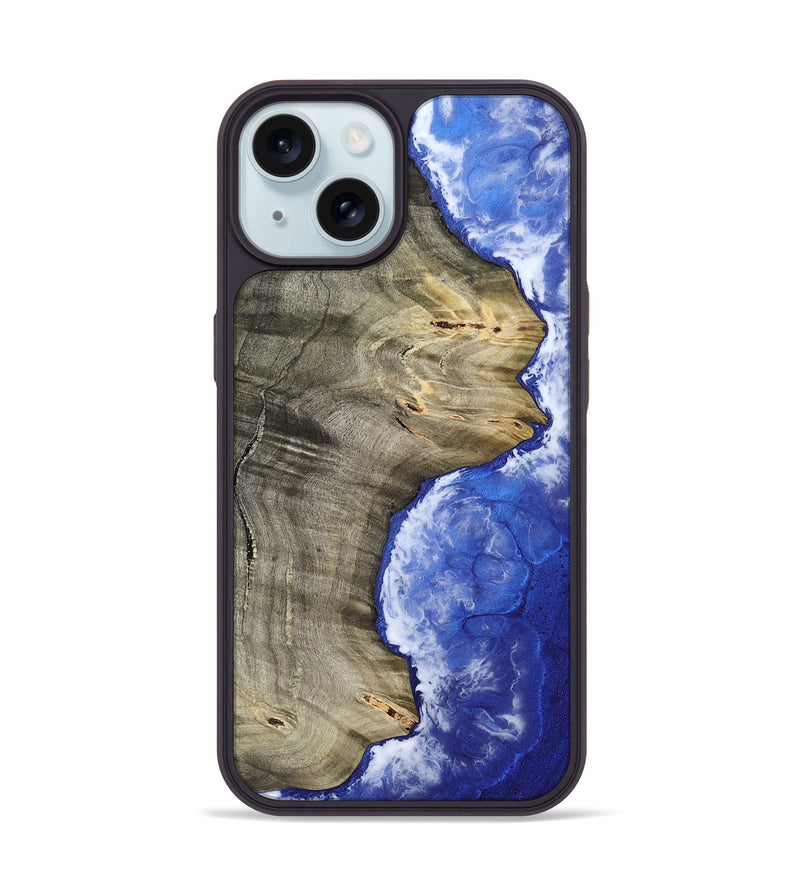 iPhone 15 Wood Phone Case - Jaquan (Coastal, 808001)