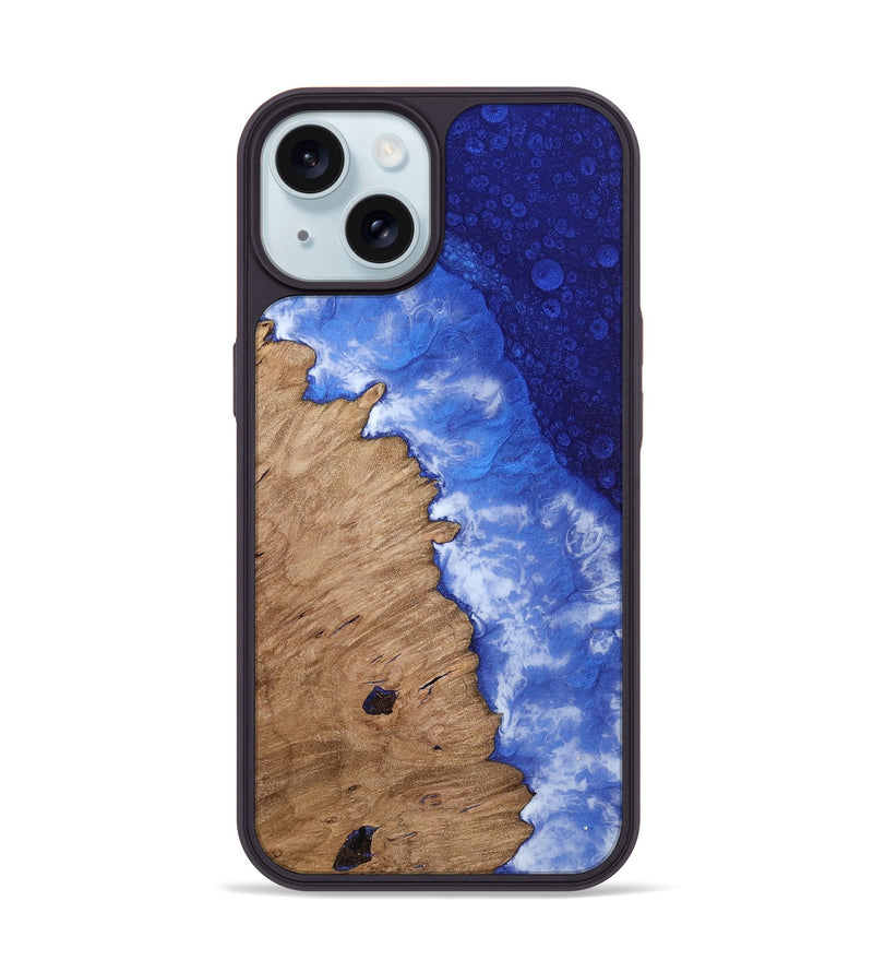 iPhone 15 Wood Phone Case - Mindi (Coastal, 808006)