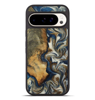 Pixel 9 Pro XL Wood Phone Case - Emryn (Teal & Gold, 808047)