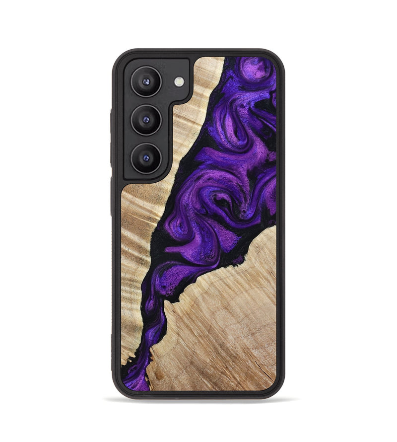 Galaxy S23 Wood Phone Case - Booker (Purple, 808052)