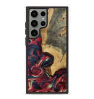 Galaxy S23 Ultra Wood Phone Case - Pennie (Red, 808056)