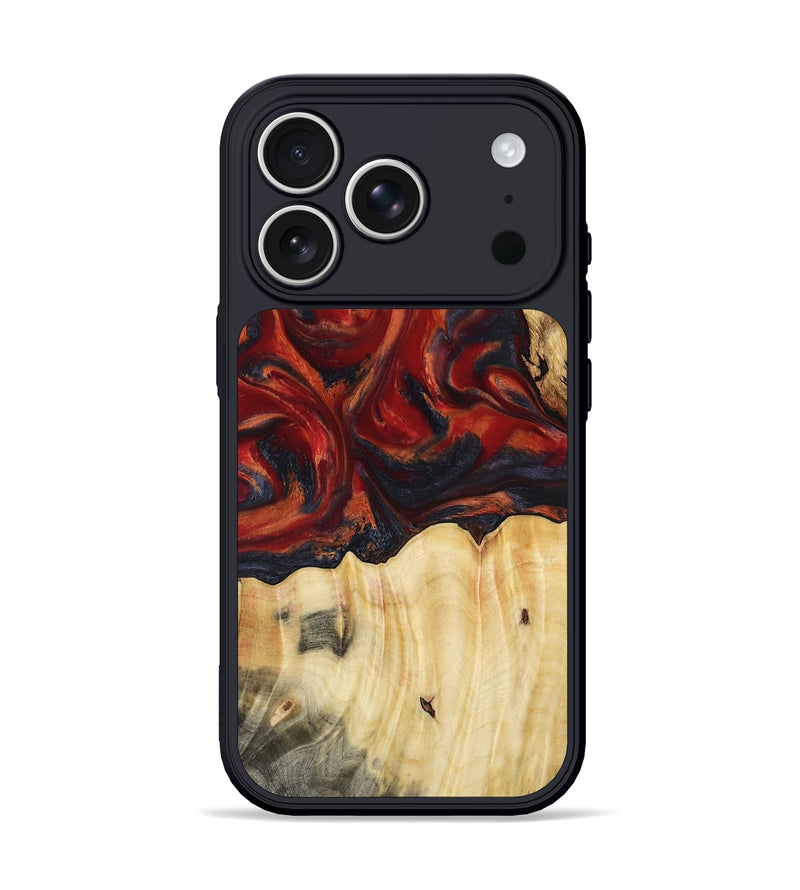 iPhone 17 Pro Wood Phone Case - Yahya (Red, 808057)