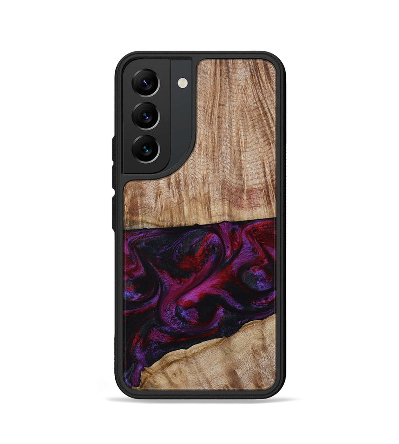 Galaxy S22 Wood Phone Case - Daniel (Purple, 808058)