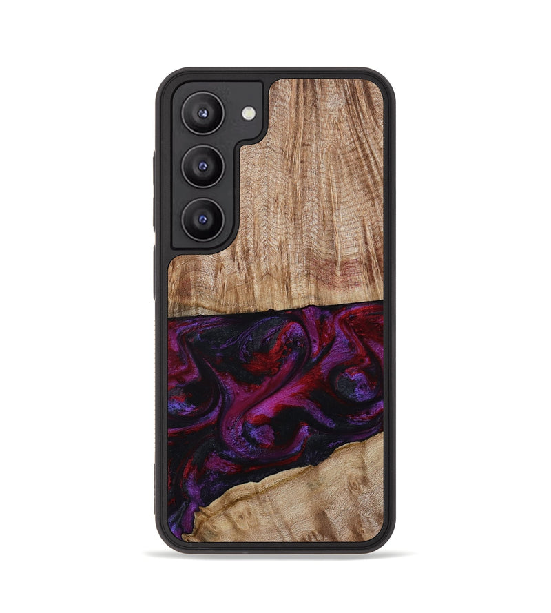 Galaxy S23 Wood Phone Case - Daniel (Purple, 808058)