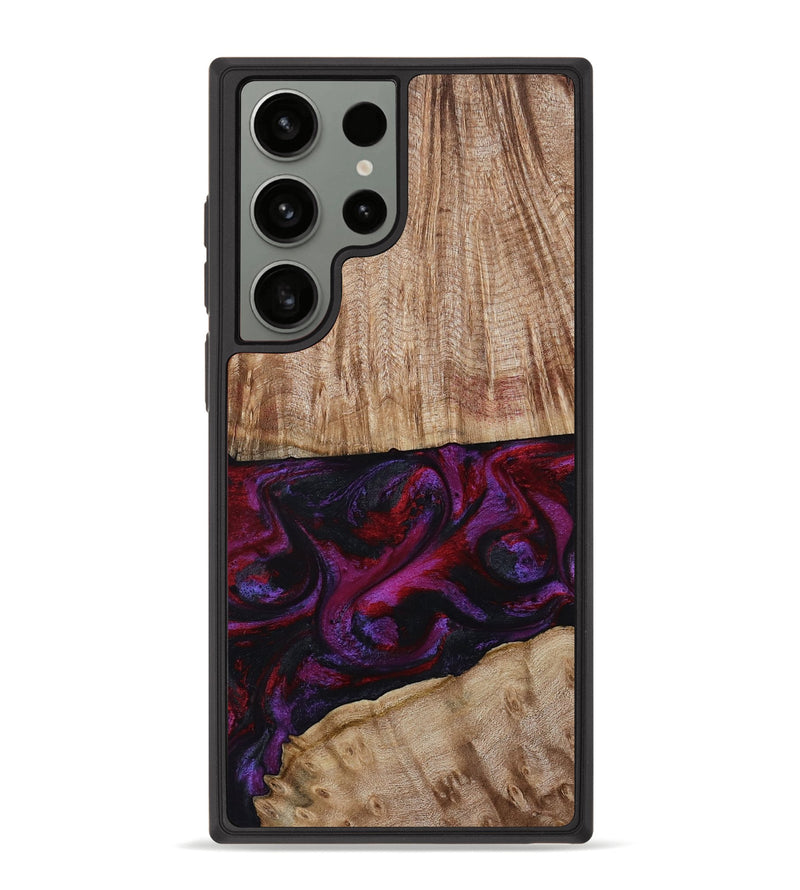 Galaxy S23 Ultra Wood Phone Case - Daniel (Purple, 808058)
