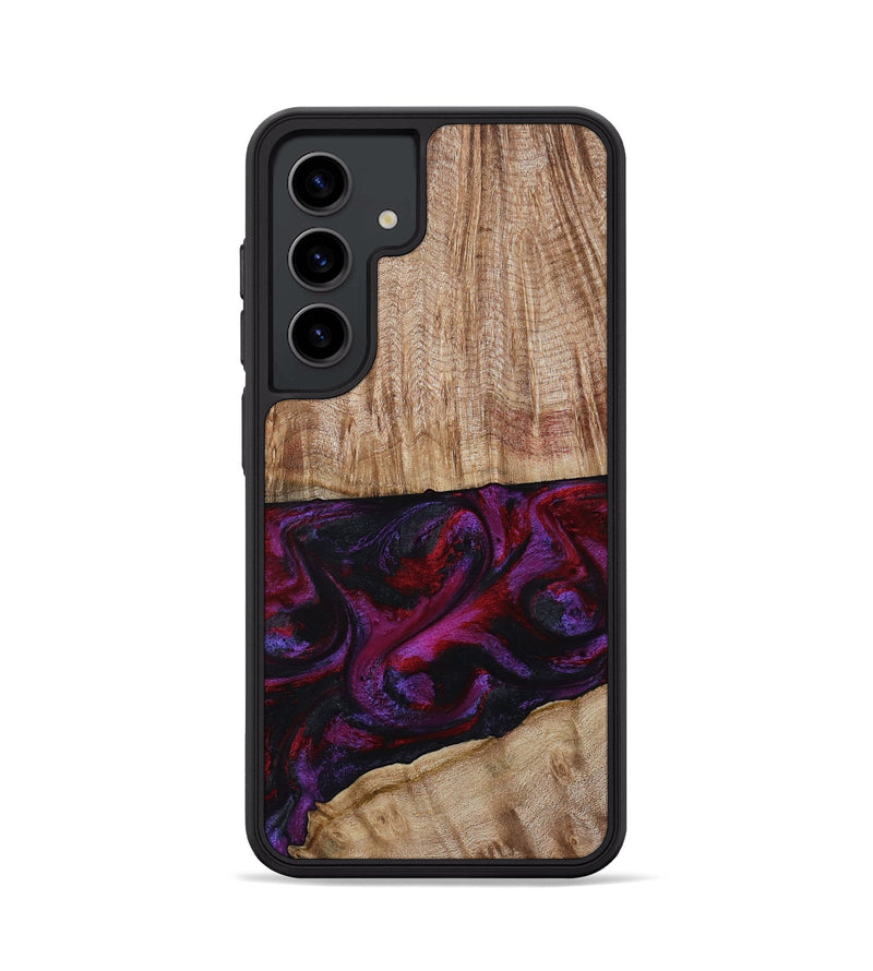Galaxy S24 Wood Phone Case - Daniel (Purple, 808058)