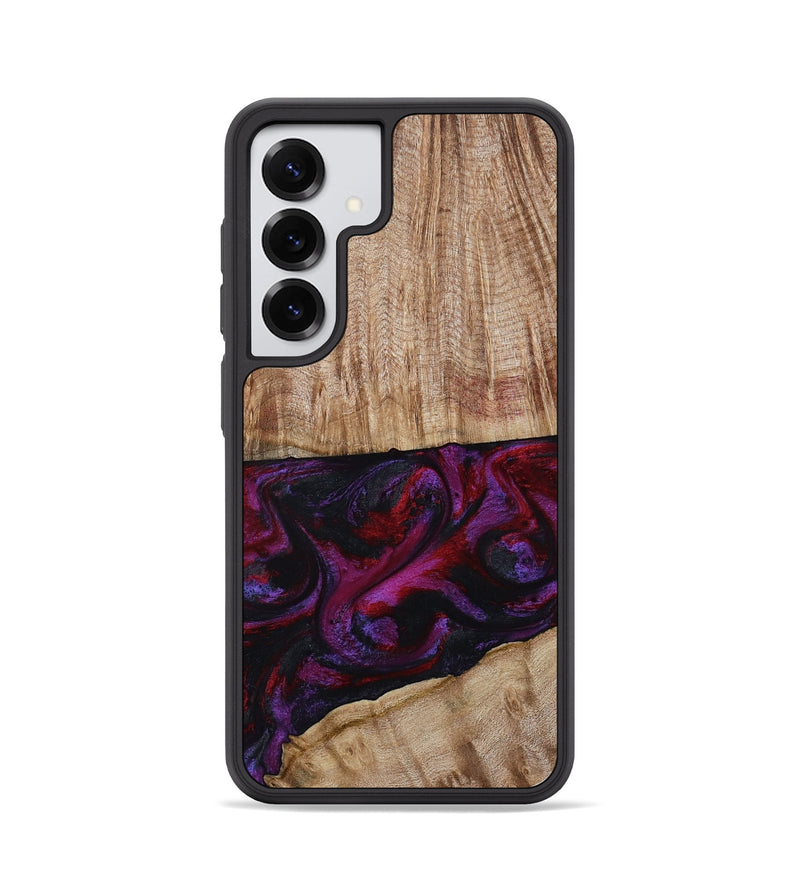 Galaxy S25 Wood Phone Case - Daniel (Purple, 808058)