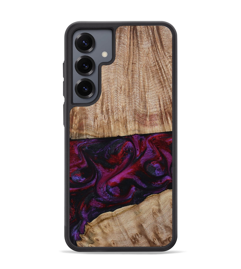 Galaxy S25 Plus Wood Phone Case - Daniel (Purple, 808058)