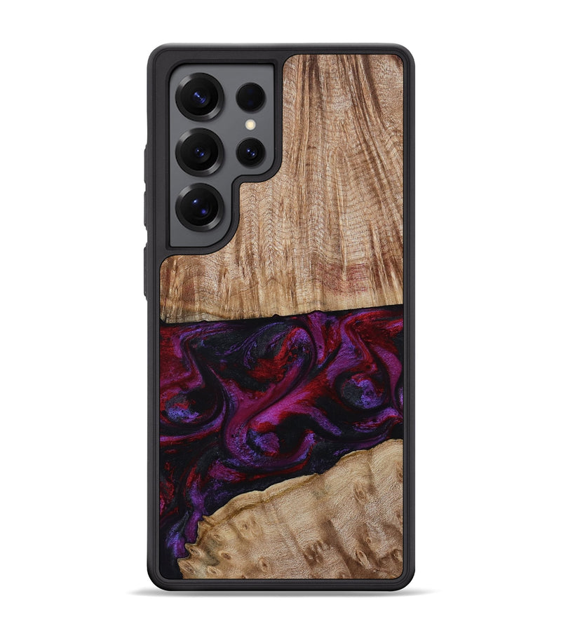 Galaxy S25 Ultra Wood Phone Case - Daniel (Purple, 808058)