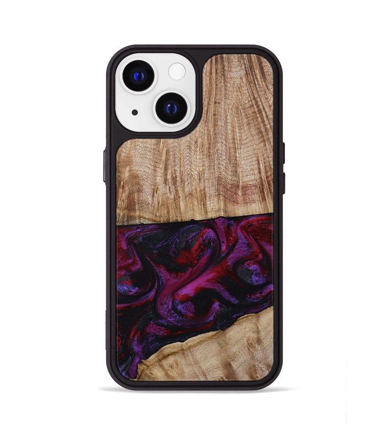 iPhone 13 Wood Phone Case - Daniel (Purple, 808058)