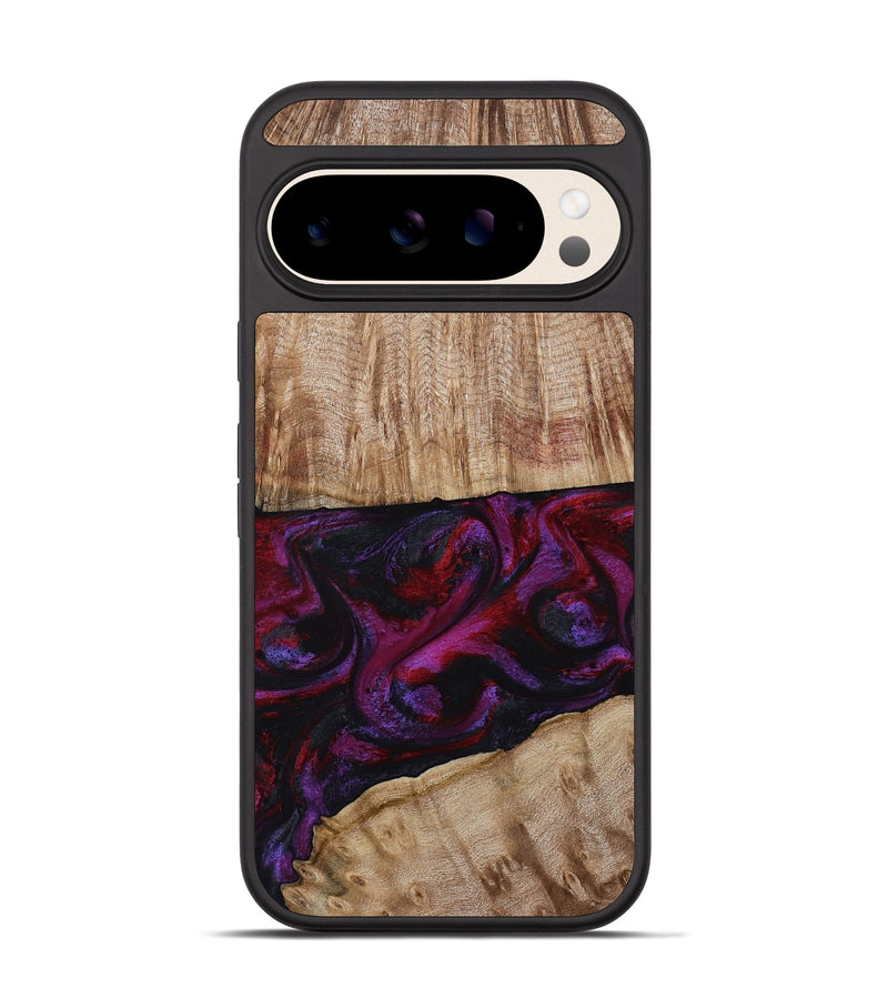 Pixel 10 Wood Phone Case - Daniel (Purple, 808058)
