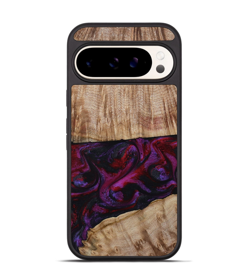 Pixel 9 Pro Wood Phone Case - Daniel (Purple, 808058)