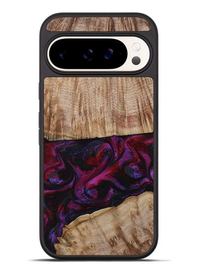 Pixel 9 Pro XL Wood Phone Case - Daniel (Purple, 808058)