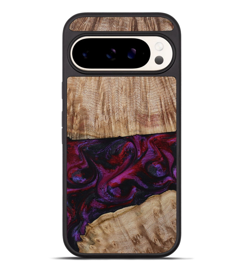 Pixel 9 Pro XL Wood Phone Case - Daniel (Purple, 808058)