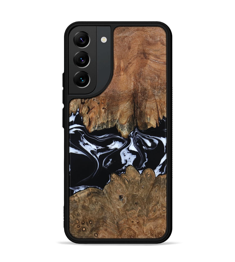 Galaxy S22 Plus Wood Phone Case - Lara (Black & White, 808060)