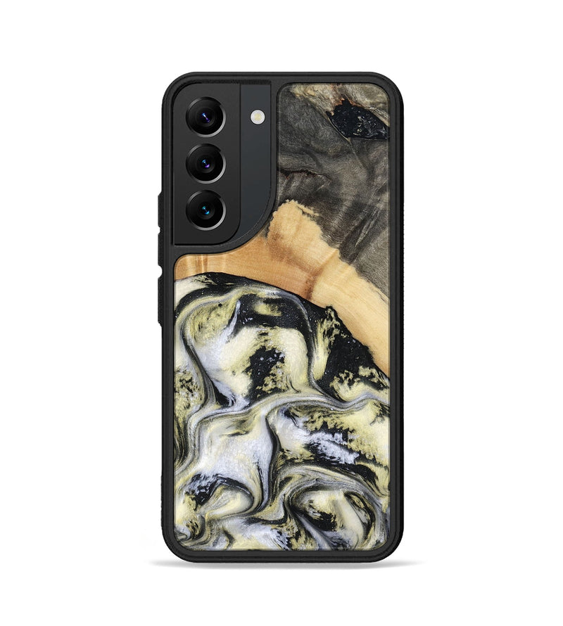 Galaxy S22 Wood Phone Case - Dillon (Black & White, 808062)