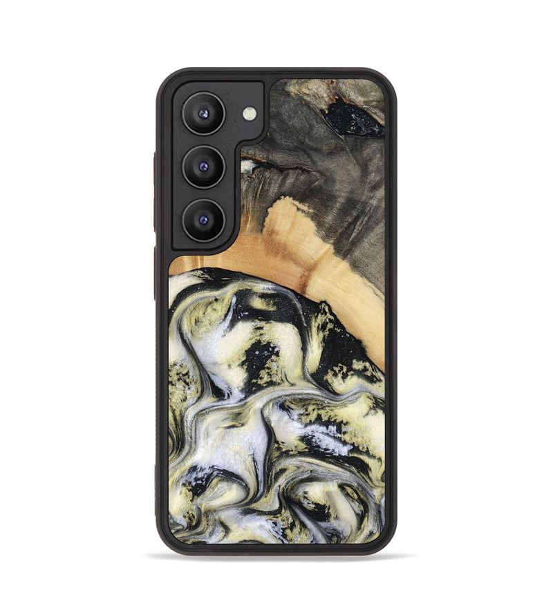 Galaxy S23 Wood Phone Case - Dillon (Black & White, 808062)