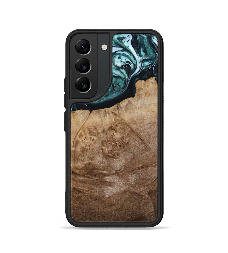 Galaxy S22 Wood Phone Case - Jrue (Green, 808066)