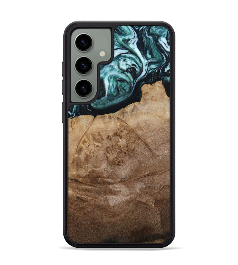 Galaxy S24 Plus Wood Phone Case - Jrue (Green, 808066)