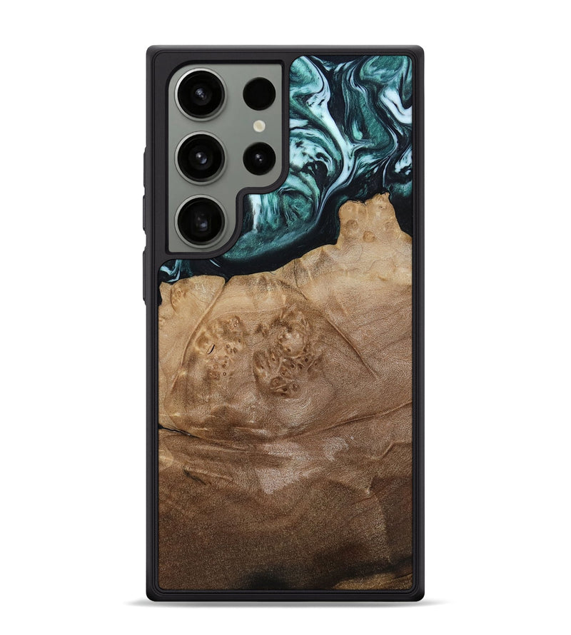 Galaxy S24 Ultra Wood Phone Case - Jrue (Green, 808066)
