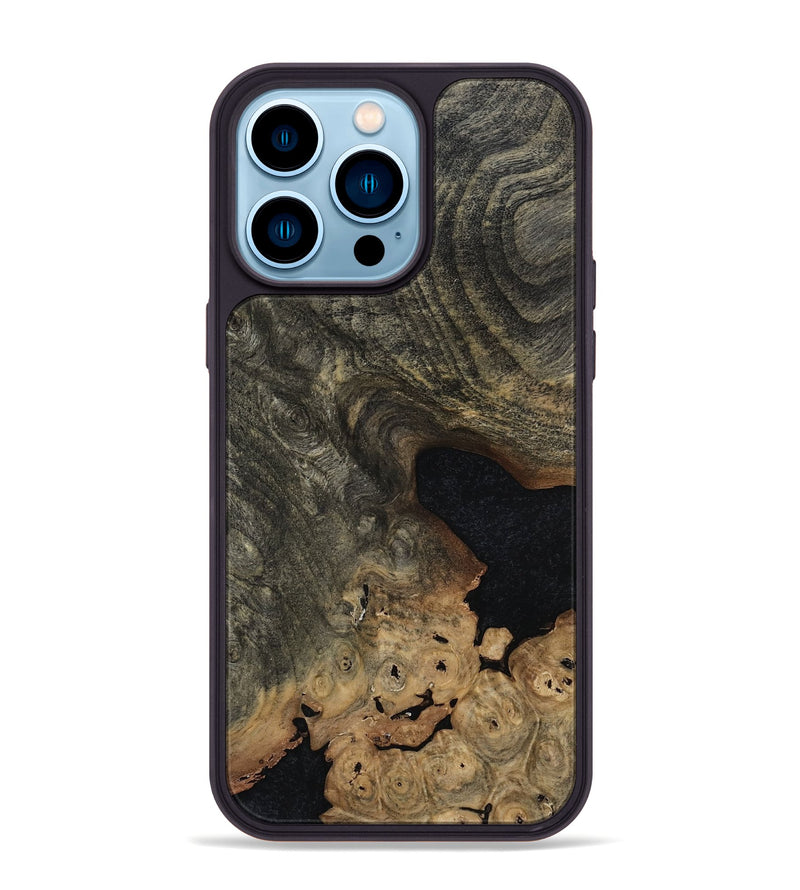 iPhone 14 Pro Max Wood Phone Case - Bradley (Wood Burl, 808095)