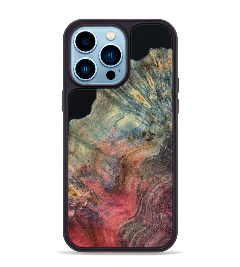 iPhone 14 Pro Max Wood Phone Case - Timmy (Double Dyed, 808097)