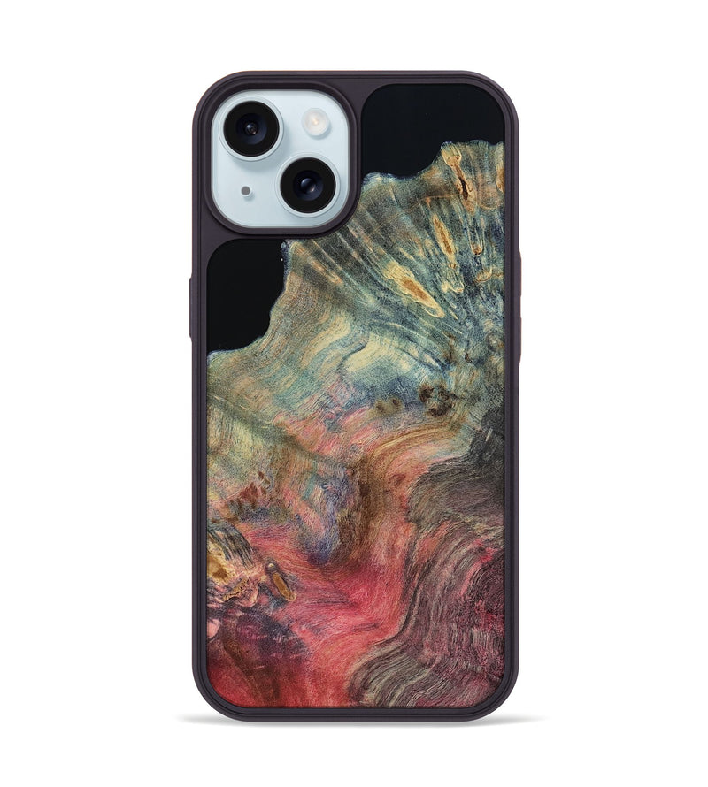 iPhone 15 Wood Phone Case - Timmy (Double Dyed, 808097)