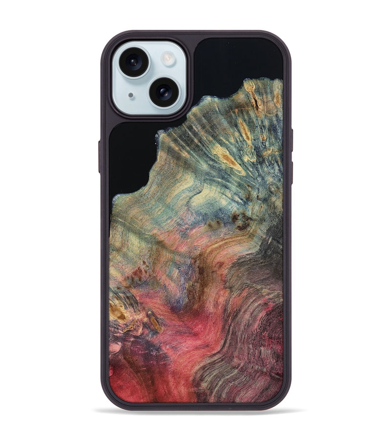iPhone 15 Plus Wood Phone Case - Timmy (Double Dyed, 808097)