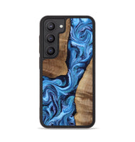Galaxy S23 Wood Phone Case - Dante (Blue, 808099)