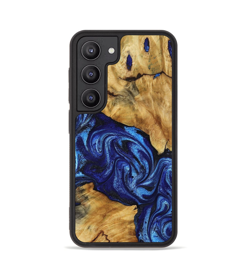 Galaxy S23 Wood Phone Case - Lolita (Blue, 808101)