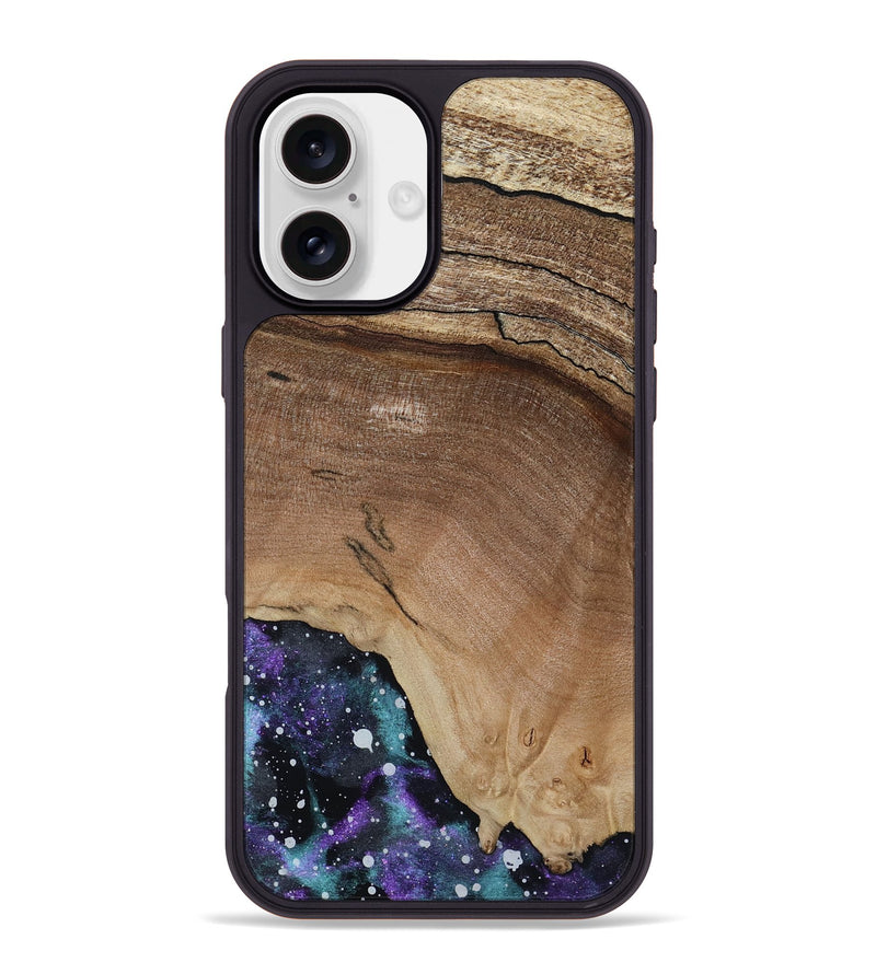 iPhone 16 Plus Wood Phone Case - Emilio (Cosmos, 808111)