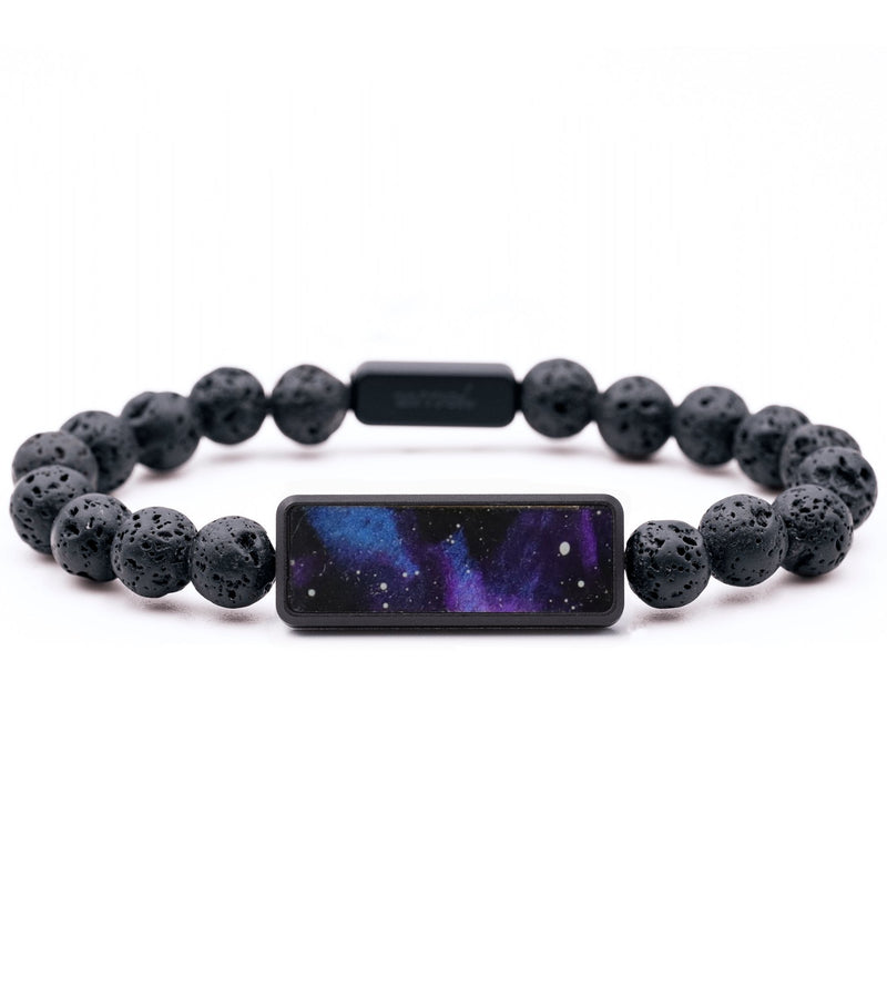 Lava Bead ResinArt Bracelet - Simon (Cosmos, 808144)