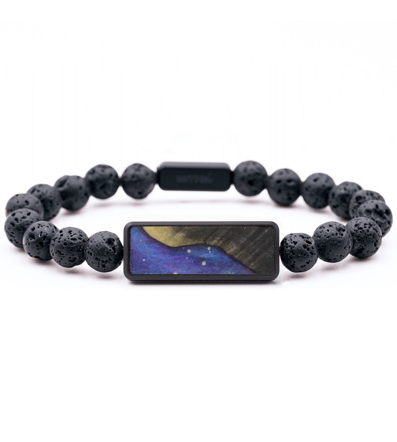 Lava Bead Wood Bracelet - Ollie (Cosmos, 808153)