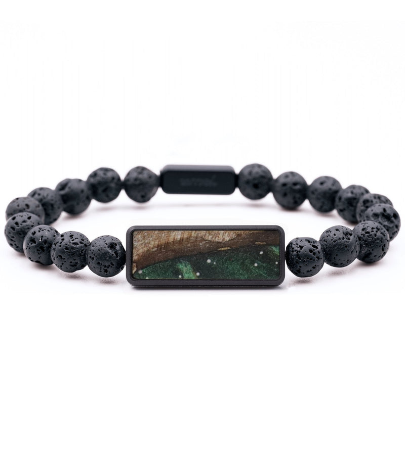 Lava Bead Wood Bracelet - Gracelyn (Cosmos, 808156)