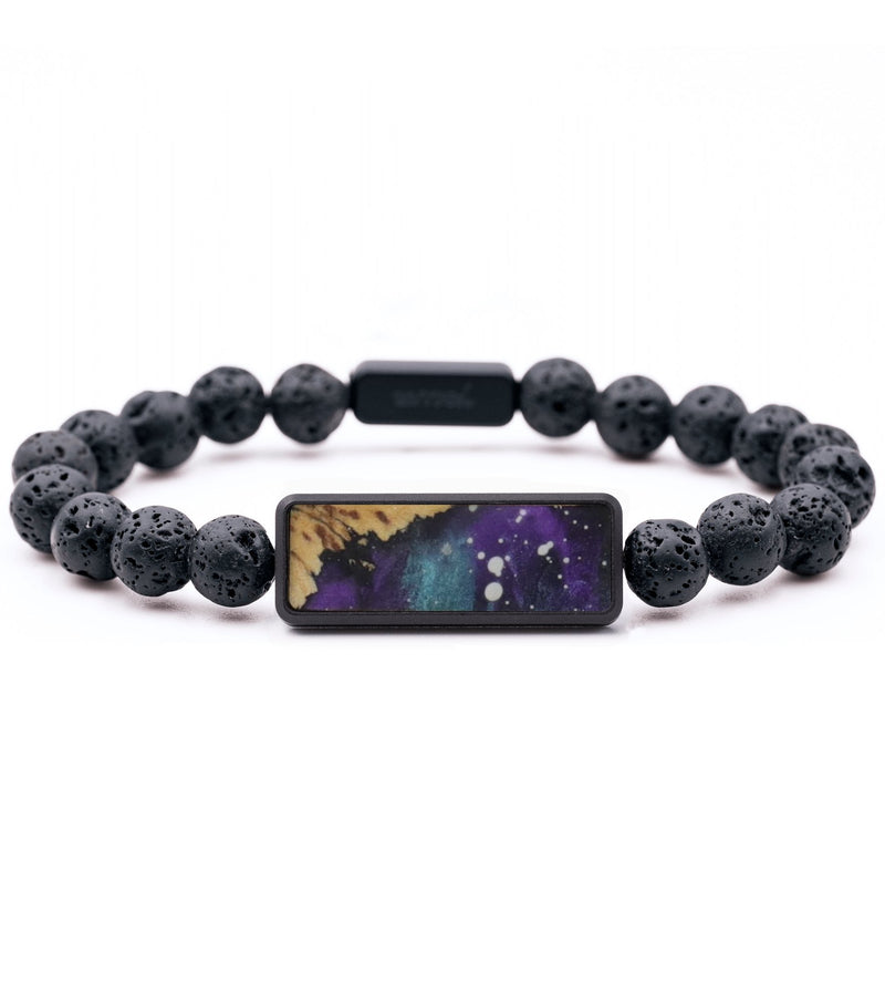 Lava Bead Wood Bracelet - Dominic (Cosmos, 808158)
