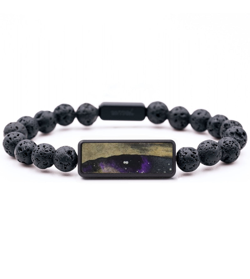 Lava Bead Wood Bracelet - Lora (Cosmos, 808162)